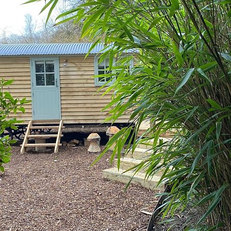 Chez Maurice Luxury Shepherds Hut With Bath And Hot Tub Kelling エクステリア 写真